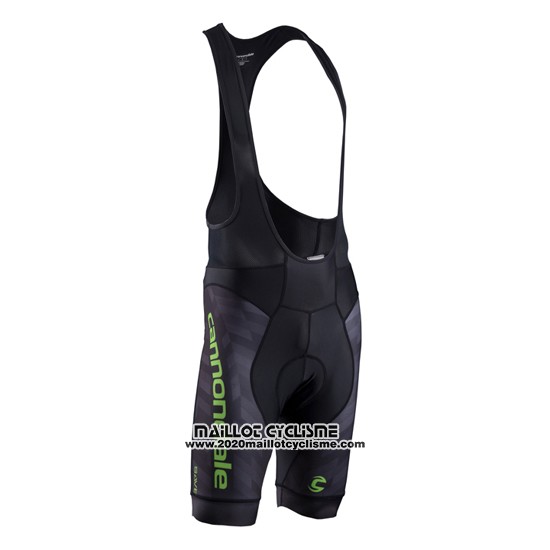 2016 Maillot Ciclismo Cannondale Vert et Noir Manches Courtes et Cuissard